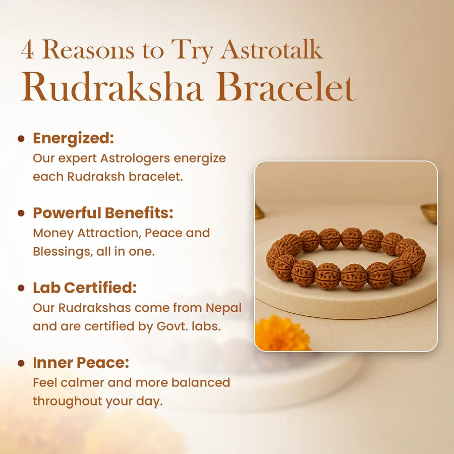 7 Mukhi Rudraksha Bracelet