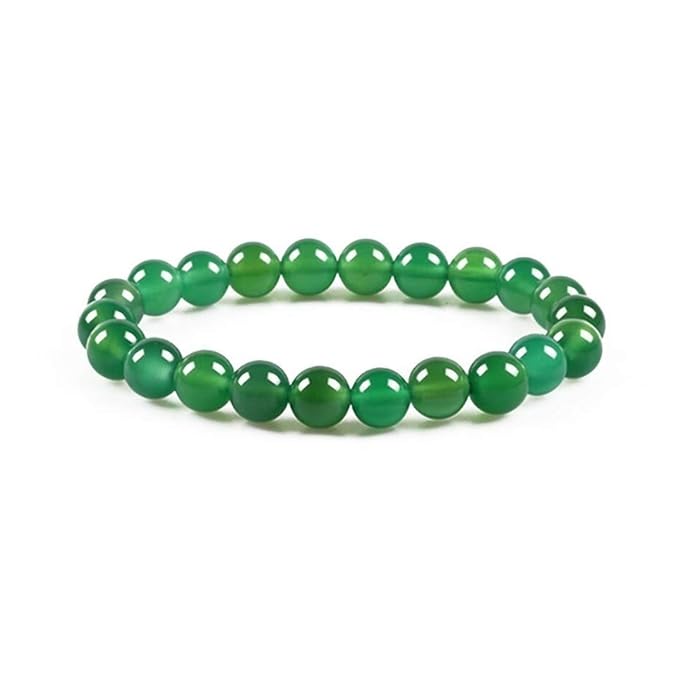 EDMIRIA Green Onyx Gemstone Bracelet – Reiki Healing, Yoga & Meditation Crystal (8mm)