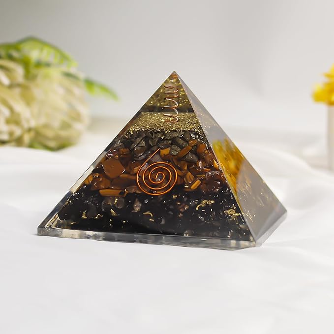 Siddh Pyrite Money Magnet Pyramid