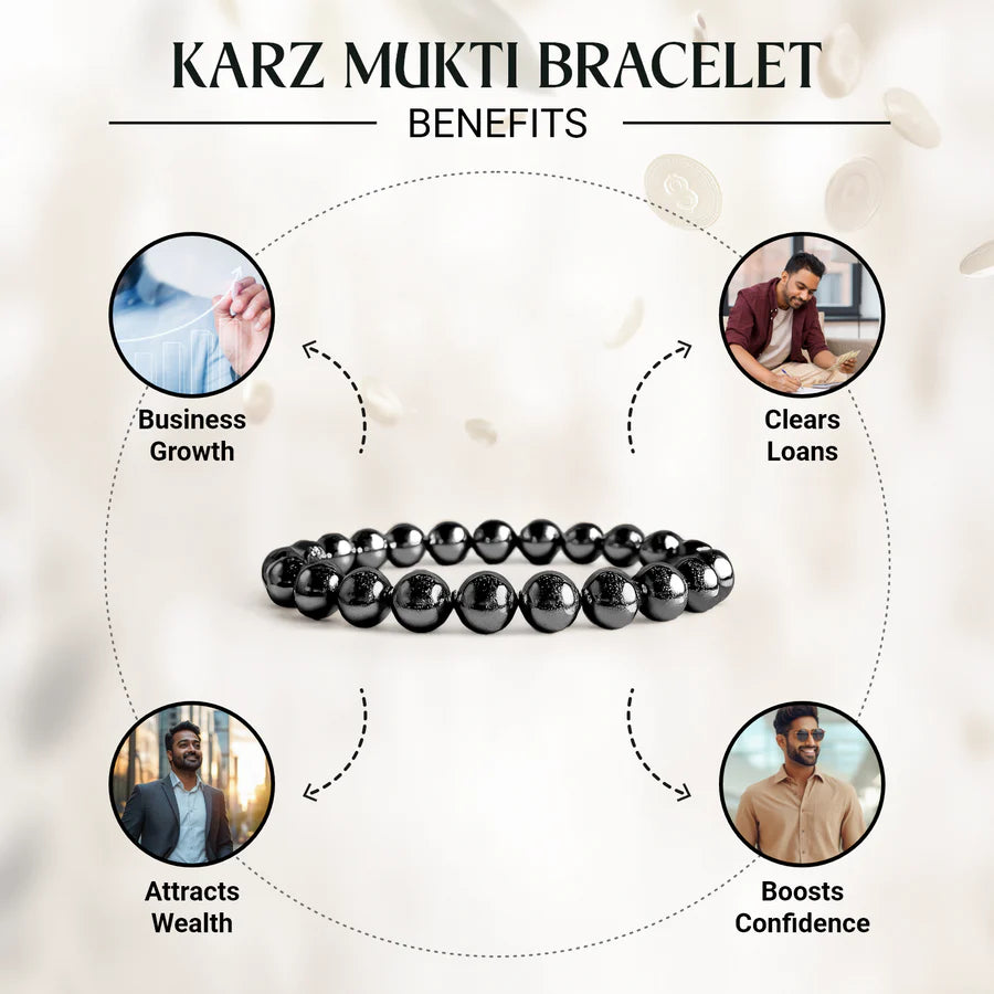Karz Mukti Bracelet (With Original Silver Hematite)