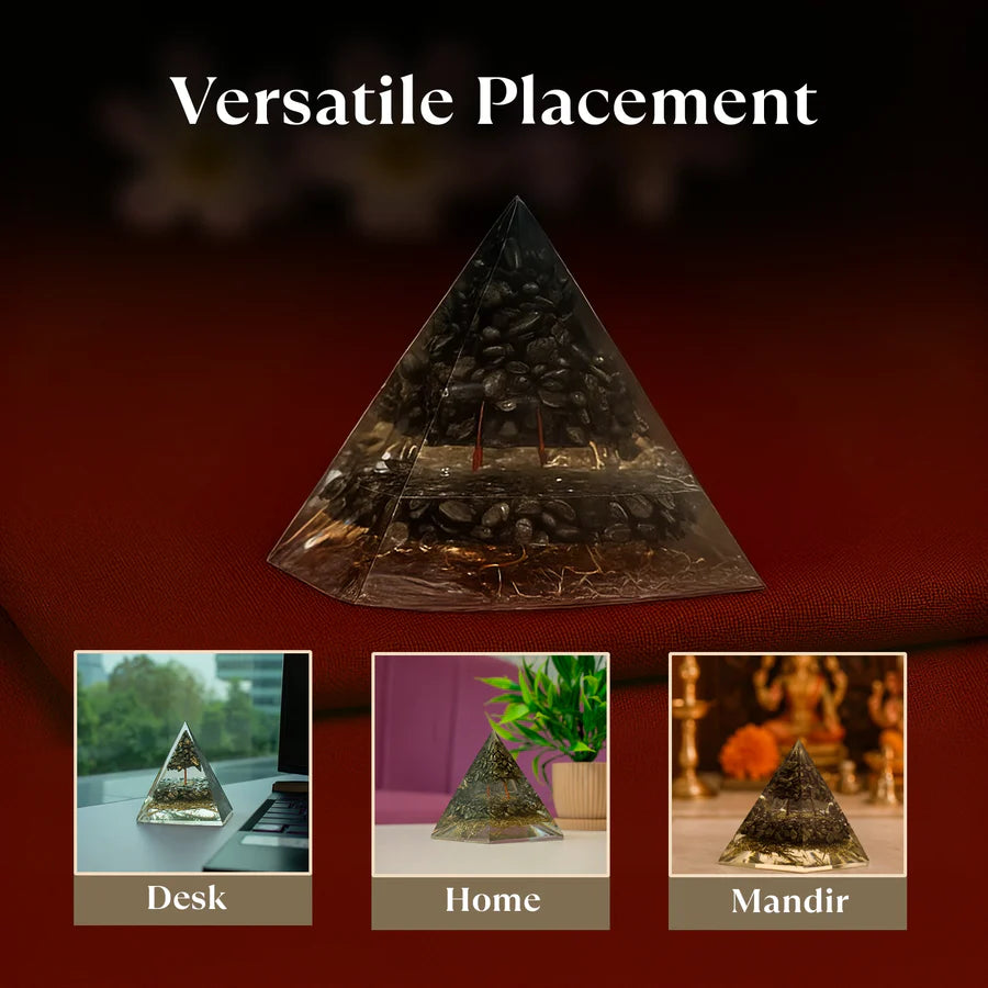 Siddh Pyrite Money Magnet Pyramid